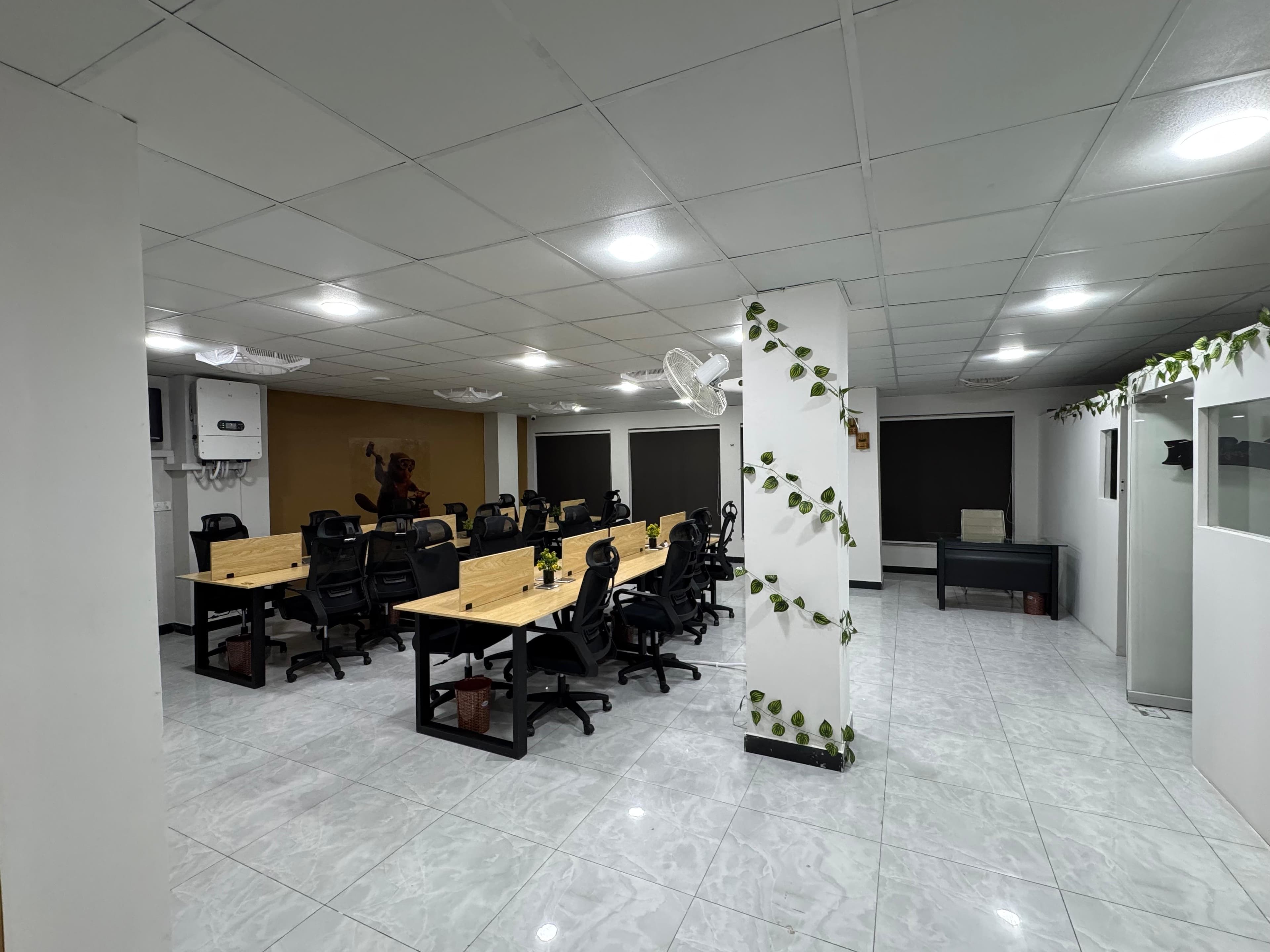Open co-working area
